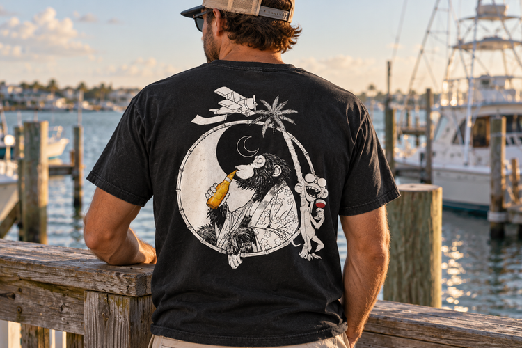 (Pre-Order) LIMITED EDITION | Chillin’ Crew Tee | Chimp Chillin