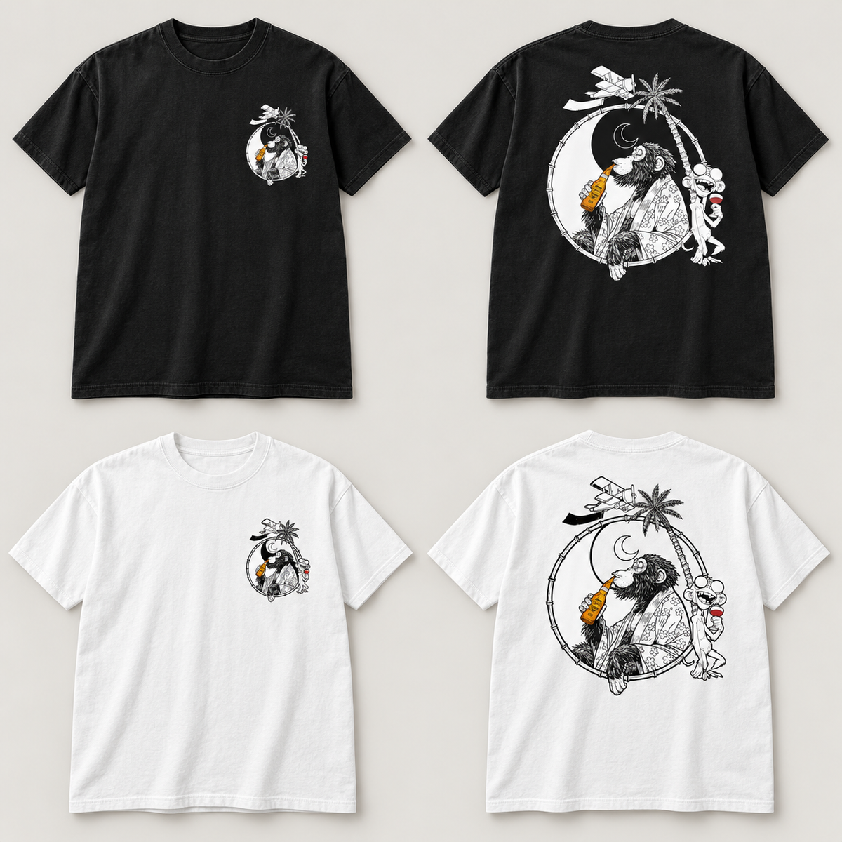 (Pre-Order) LIMITED EDITION | Chillin’ Crew Tee | Chimp Chillin