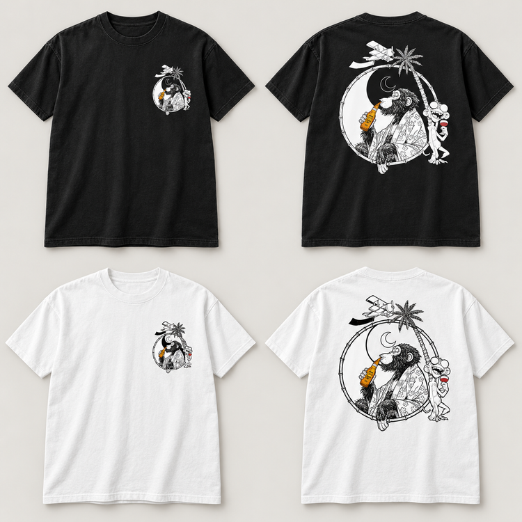 (Pre-Order) LIMITED EDITION | Chillin’ Crew Tee | Chimp Chillin